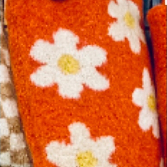 $69 Free People NWT Lined Tote Bag Matching Scarf Colorful Flower Beautiful Gift - Picture 10 of 14